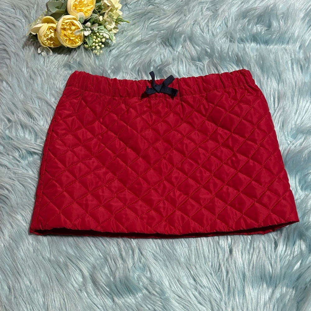 Joe Fresh Red Quilted Kids Skirt sz S